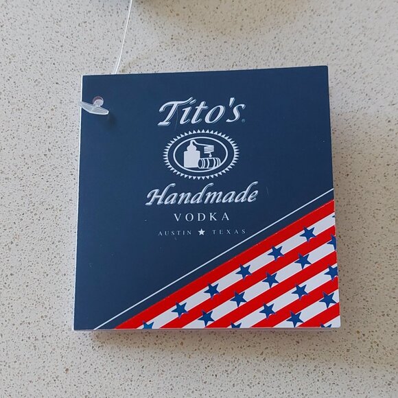 NEW - Tito's Set of 2 Canvas Craft Vodka Drawstring Bags - Picture 5 of 9